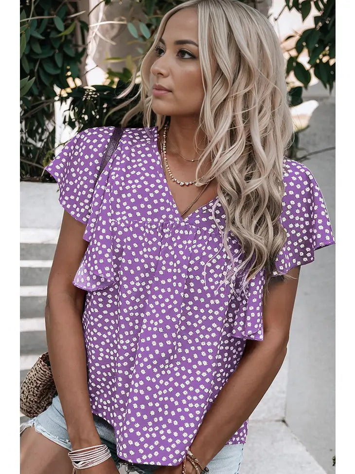Alley - Purple Dot Shirt