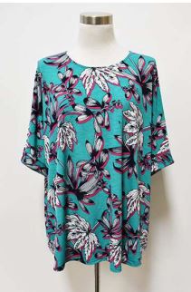 Emerald Ivory floral top
