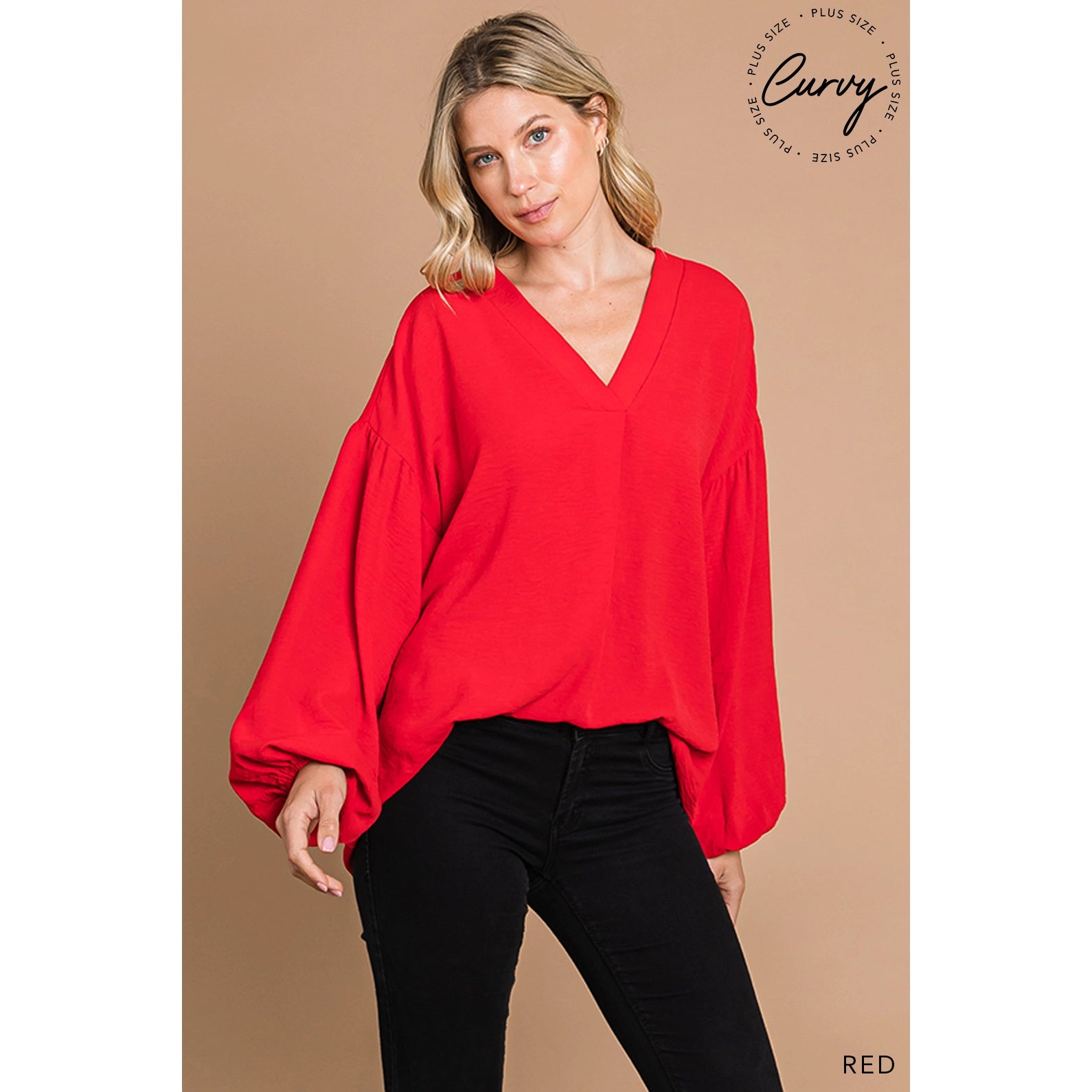 The Seasonal Blouse - Red